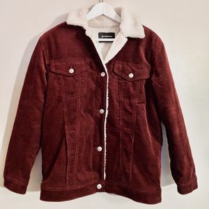 Burgundy Jacket